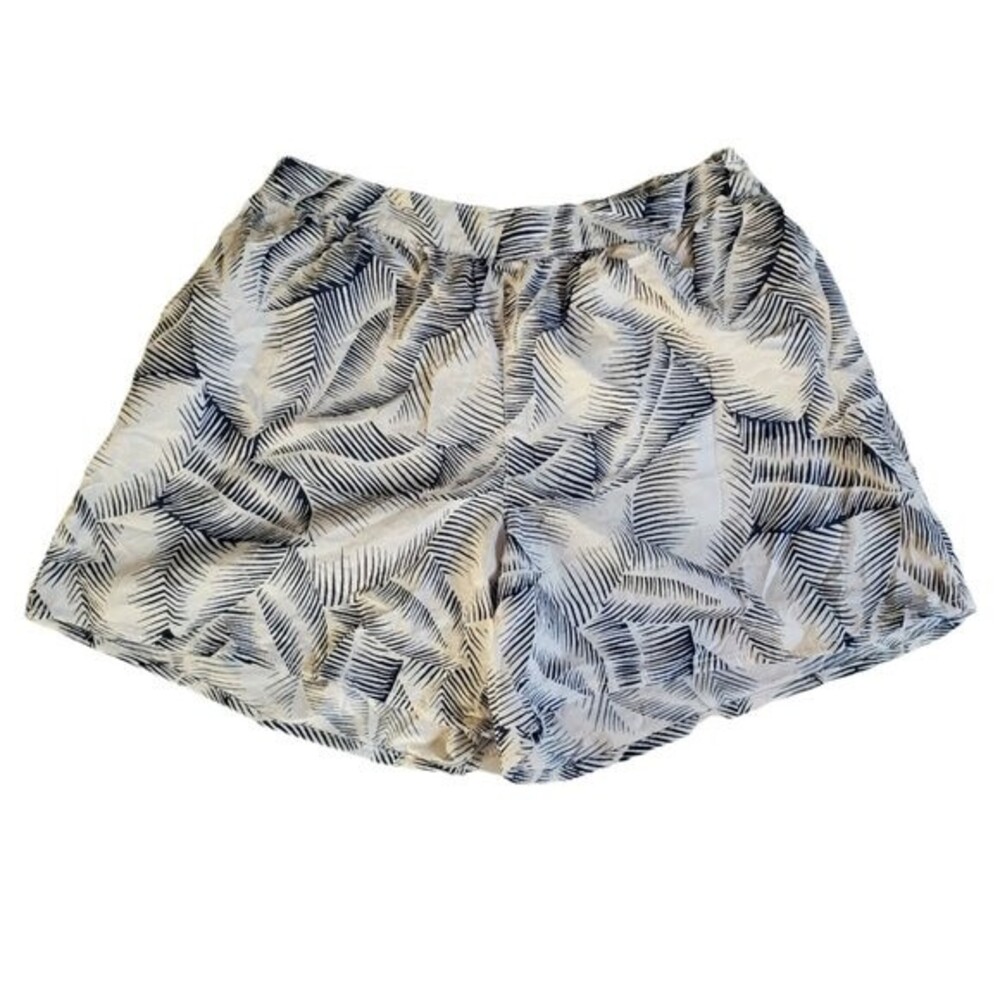 Gap Kids blue white leaf print shorts sz XXL